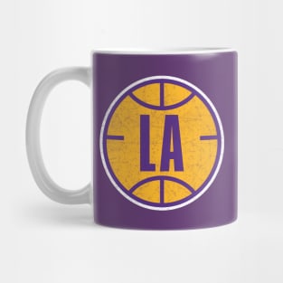 Los Angeles Vintage Basketball Mug